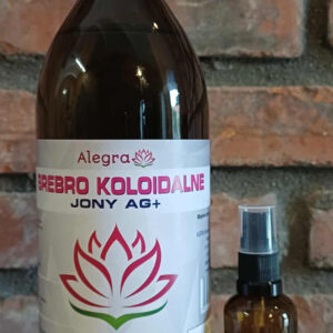 Srebro Koloidalne Alegra Jony Ag+ 1000 ml + atomizer klasyczny 50 ml