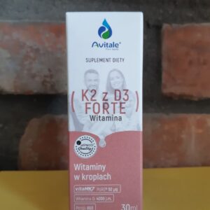 Witamina D3 z K2 - FORTE 4000 IU/50 µg x 30 ml Avitale