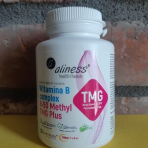 Witamina B Complex B-50 B50 Methyl TMG PLUS x 100 kaps.