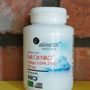 Krill Oil NKO Omega 3 z Astaksantyną 500 mg x 60 kaps.